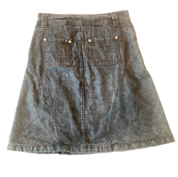 Denim Skirt A-Line Dark Blue size small - Picture 4 of 5